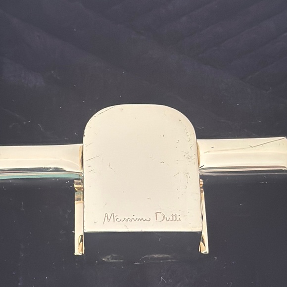 Massimo Dutti Black Velvet Crossbody Bag - Picture 8 of 15